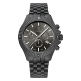 GLOCK GW-38-1-22 All Gunmetal Chronograph Watch with Metal Band